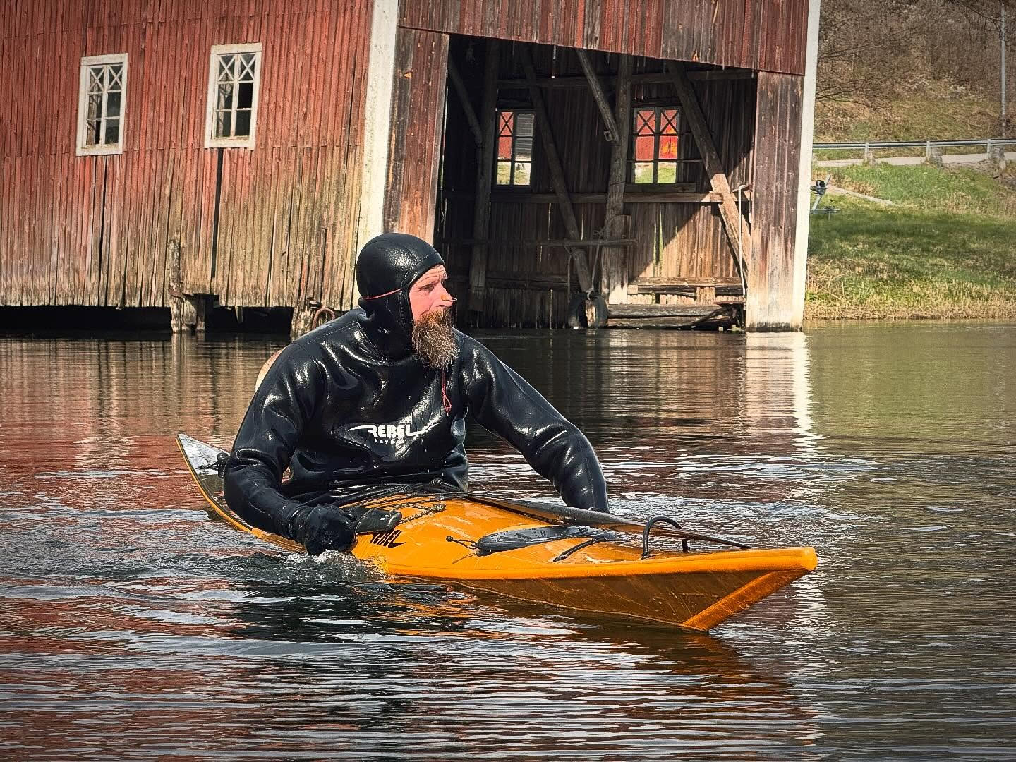 Stefan and the boat house
